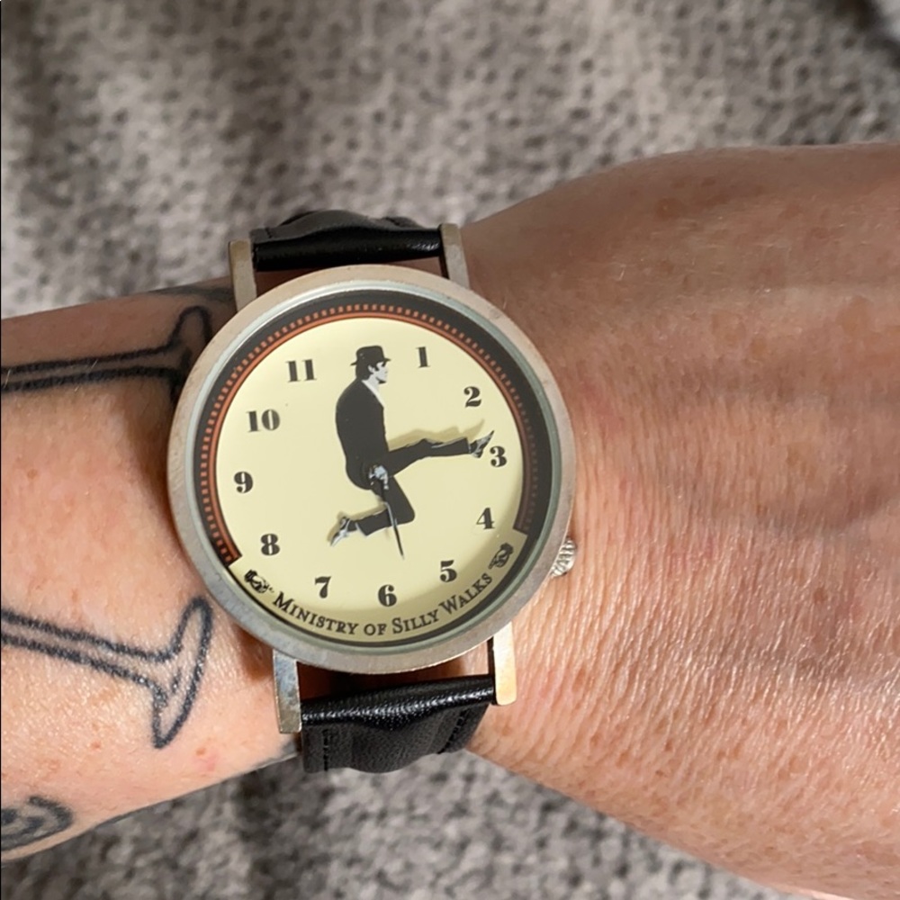 Monty Python leather watch